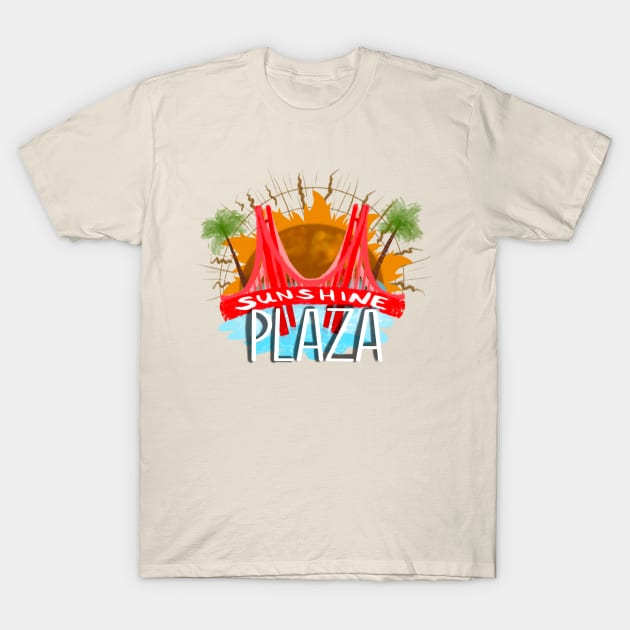 Sunshine Plaza Logo T-Shirt by zipadeelady